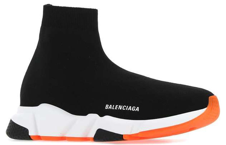 Balenciaga Speed 1.0 Sneakers 'Black Orange' 645056W2DB91917