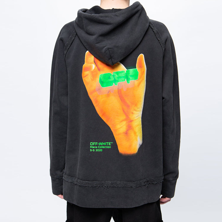 Off-White Hand Logo Incompiuto For Men Black OMBB057R20E300131088