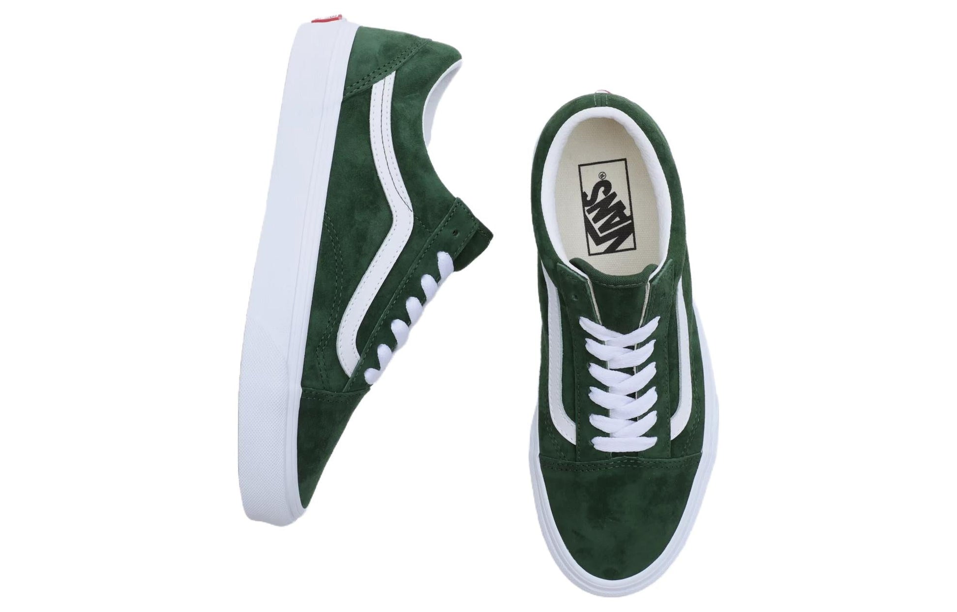 Vans Old Skool Pig Suede 'Green White' VN0007NTBXU