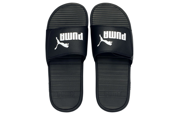 PUMA Cool Cat 5 Slide 'Black White' 371044-02