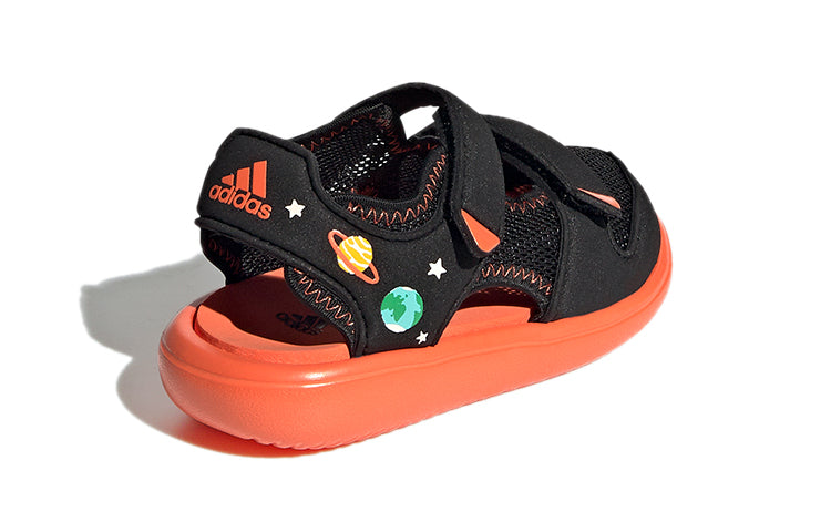 (TD) adidas Water Sandal Ct I Sandal Black/Orange GX2479
