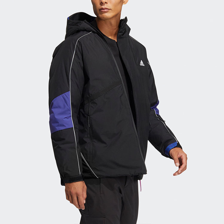 adidas Outdoor Sports Hooded Down Jacket 'Royal Blue' HC0279