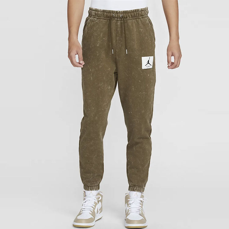 Air Jordan Solid Color Drawstring Pants Men's Khaki DR3090-385