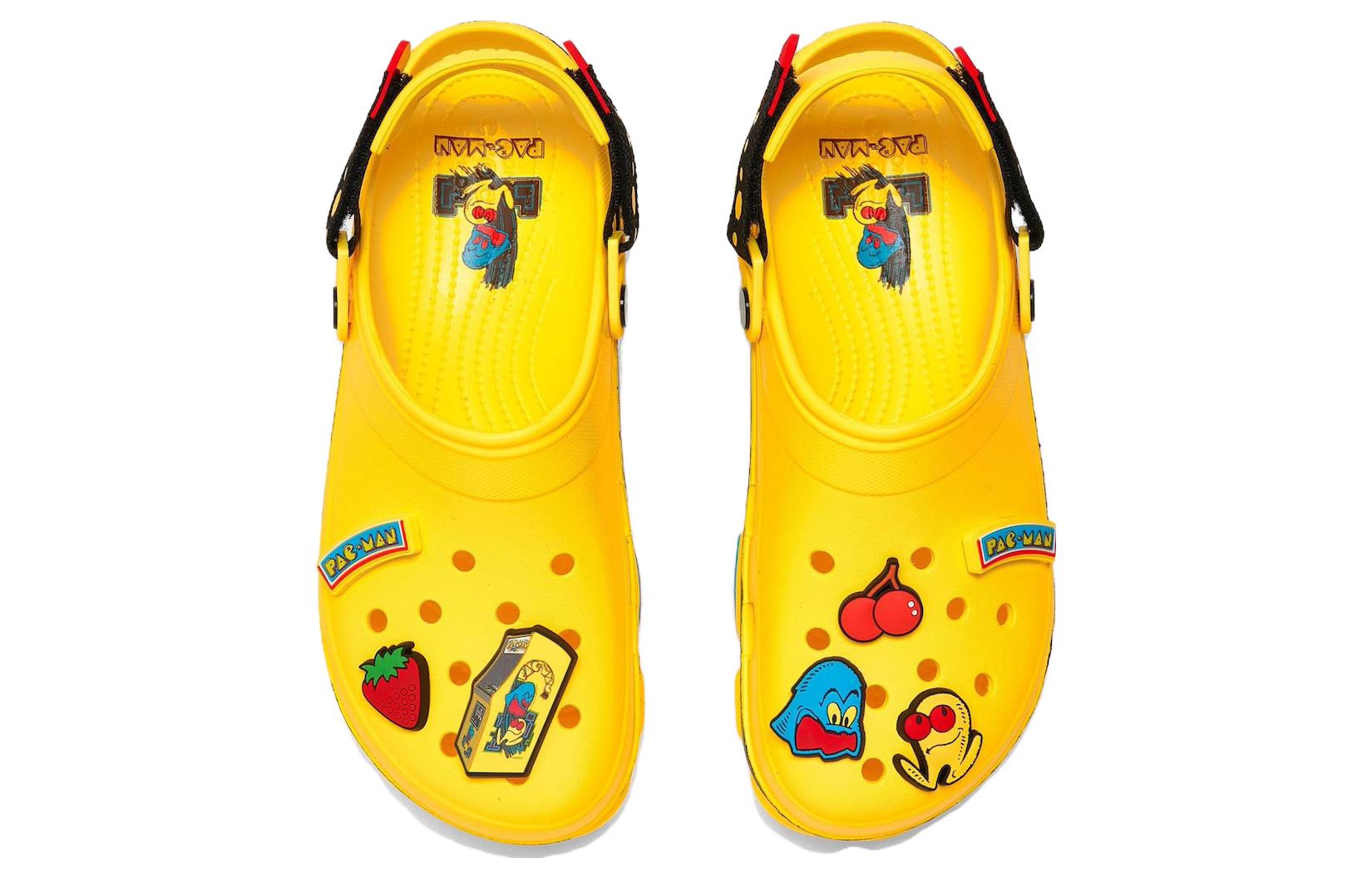 Crocs x Pac-Man Classic Clogs 'Yellow Black' 209322-761
