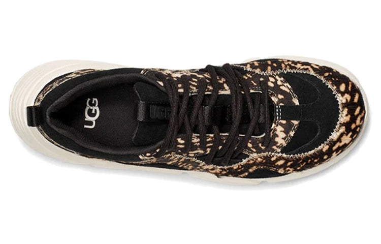 (WMNS) UGG Calle Lace 'Black Beige' 1123931-BLK