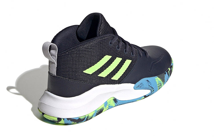 (PS) adidas Own The Game J Wide 'Legend Ink Signal Green' FW4566