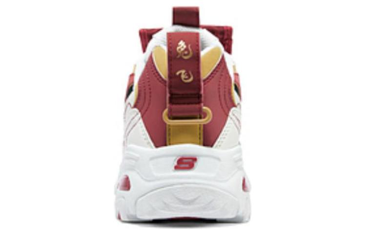 (WMNS) Skechers D'LITES CNY 'White' 800008-WBRD