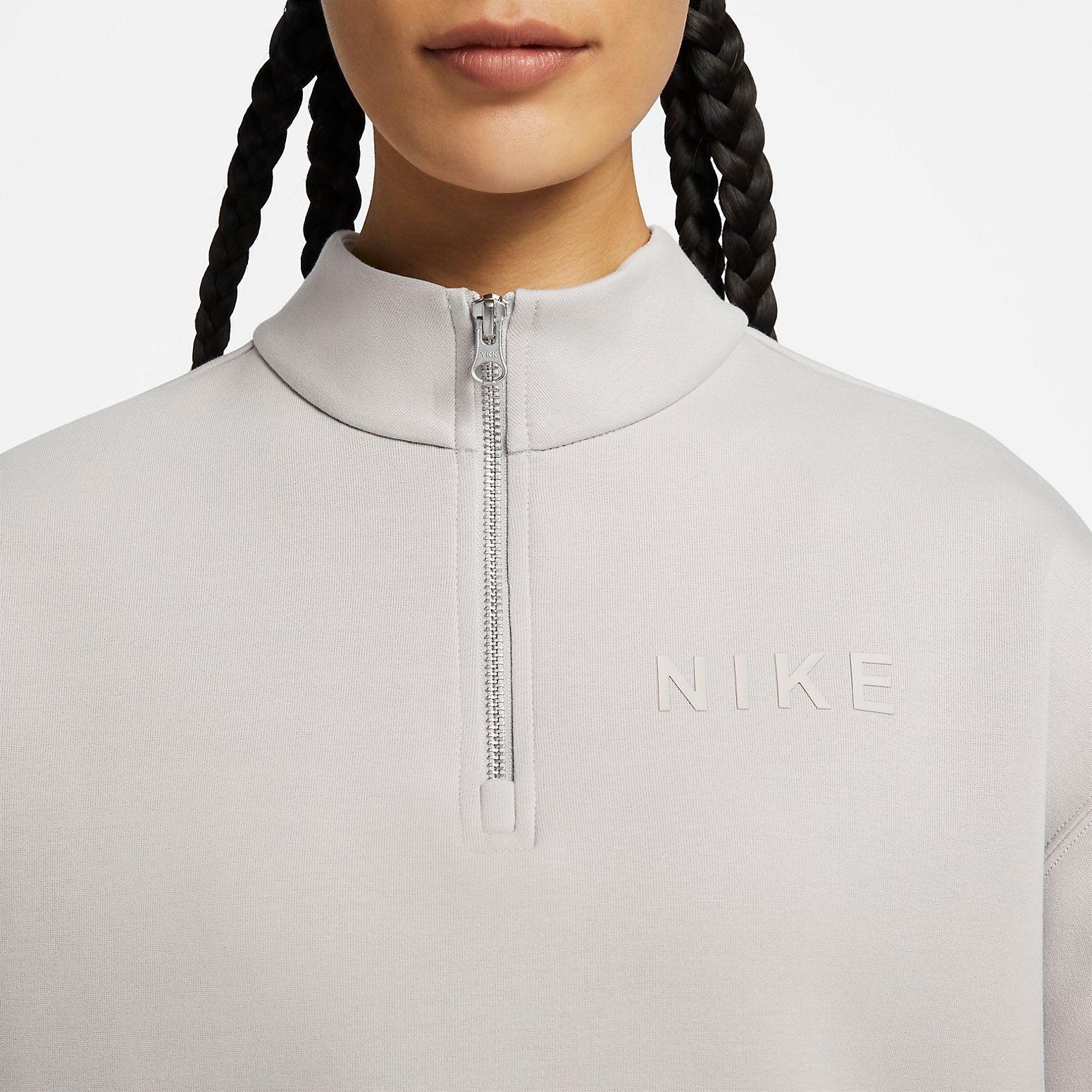 (WMNS) Nike Sportswear Top 'Light Iron Ore' HF5175-012