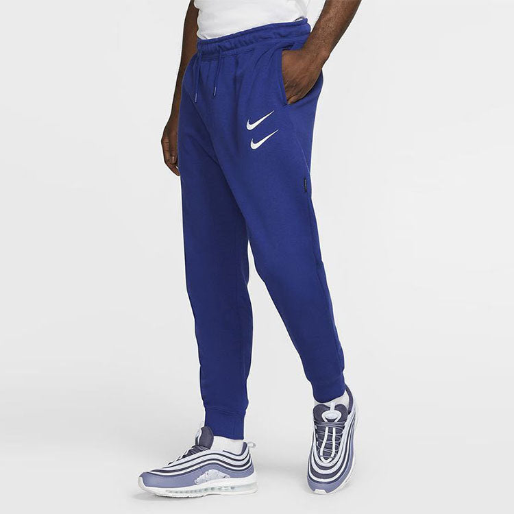 Nike swoosh Embroidered Casual Sports Long Pants Blue DB4956-455