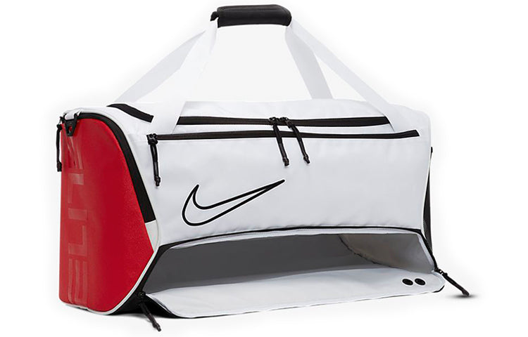 Nike Elite Basketball Duffel Bag 'White Black University Red' BA6163-100