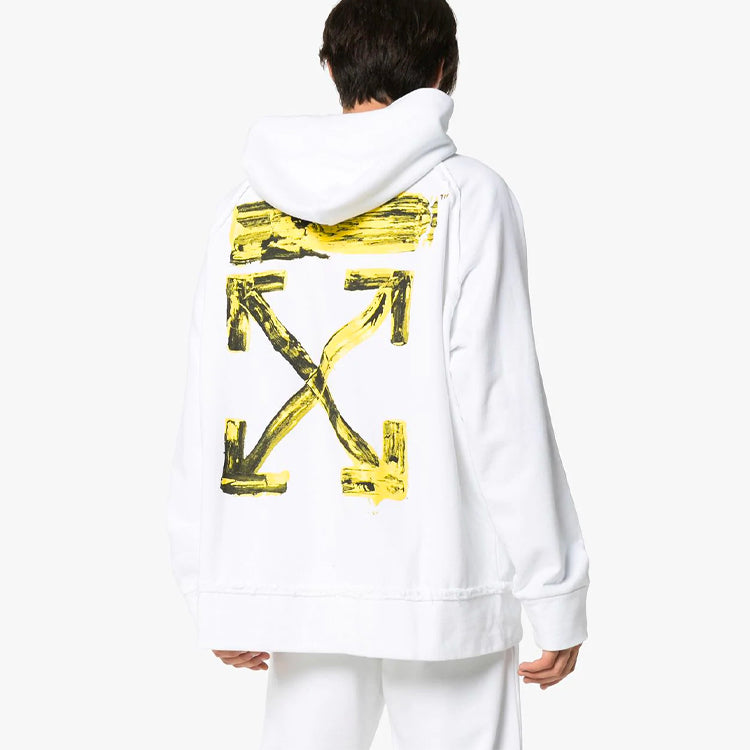 Off-White Arrow Gradient Drawstring Loose Fit White OMBB057F19E300100160