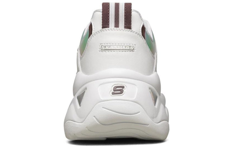 (WMNS) Skechers D'lites 3.0 Running Shoes White/Silver 88888399-WSL