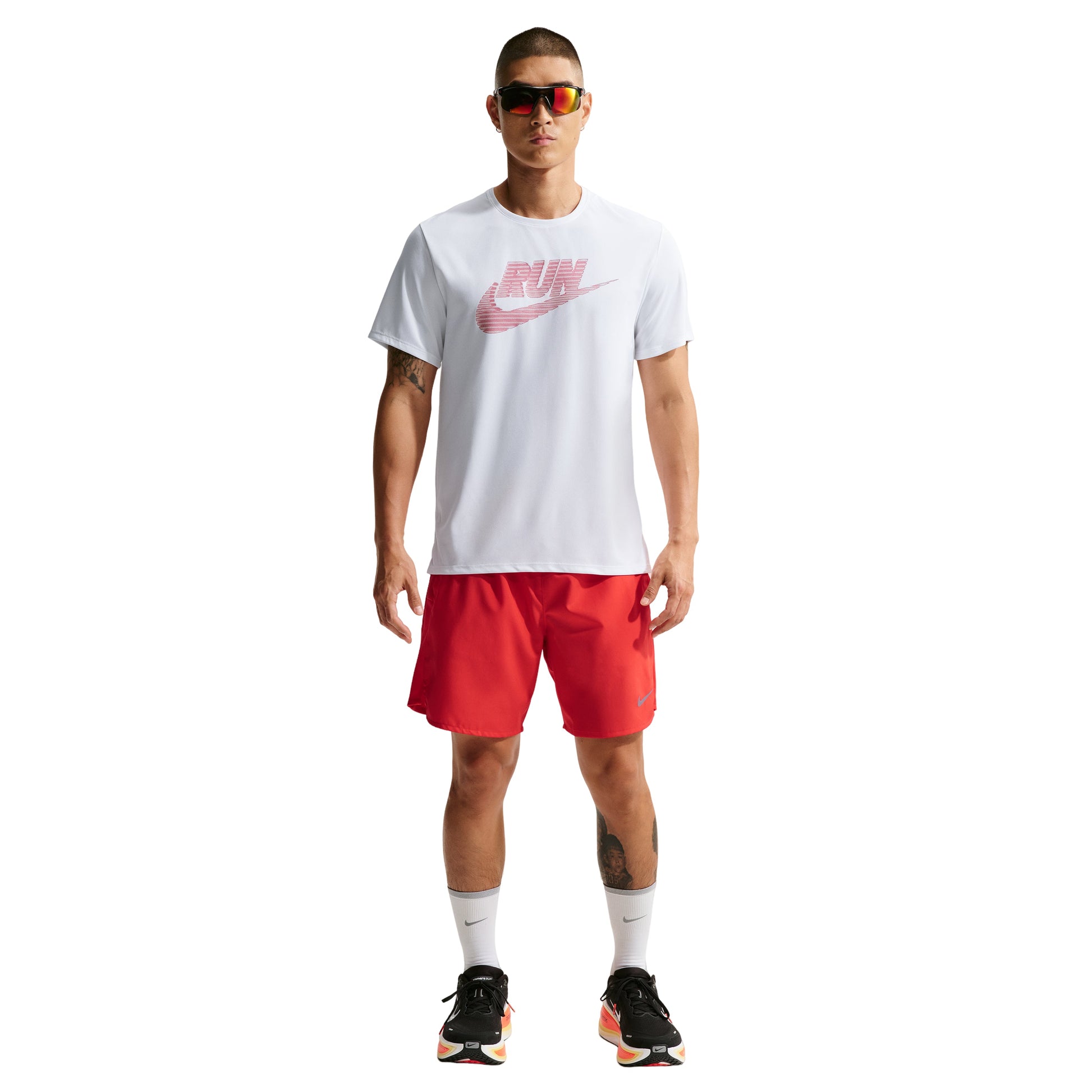 Nike Miler Dri-Fit UV Protection T-Shirt 'White' IF9476-100