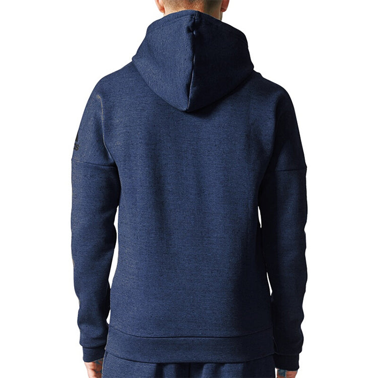 adidas M ID Stadium FZ Sports Stylish Knit Jacket Navy Blue CG2089