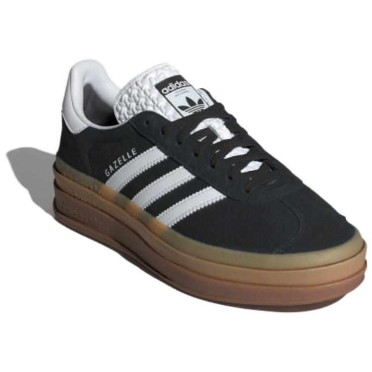 (WMNS) adidas Gazelle 'Bold Black White Gum' IE0876