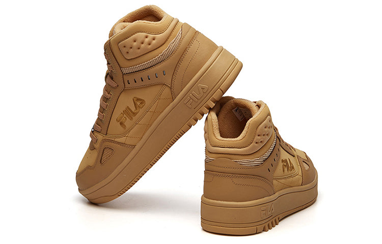 FILA High Top Retro Basketball Shoes Clay Yellow F12M141216FCL