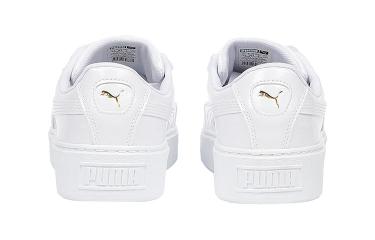 (WMNS) PUMA Platform Kiss Patent 'White Gold' 366012-02