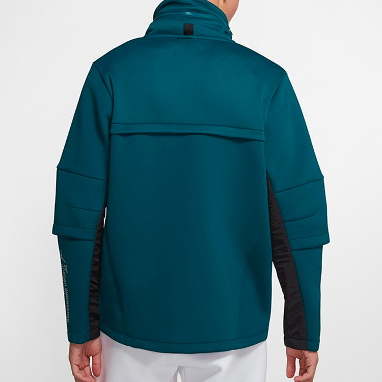 Air Jordan 23 MENS Engineered Fleeced Stand Collar Sports Jacket Blue BQ5766-347