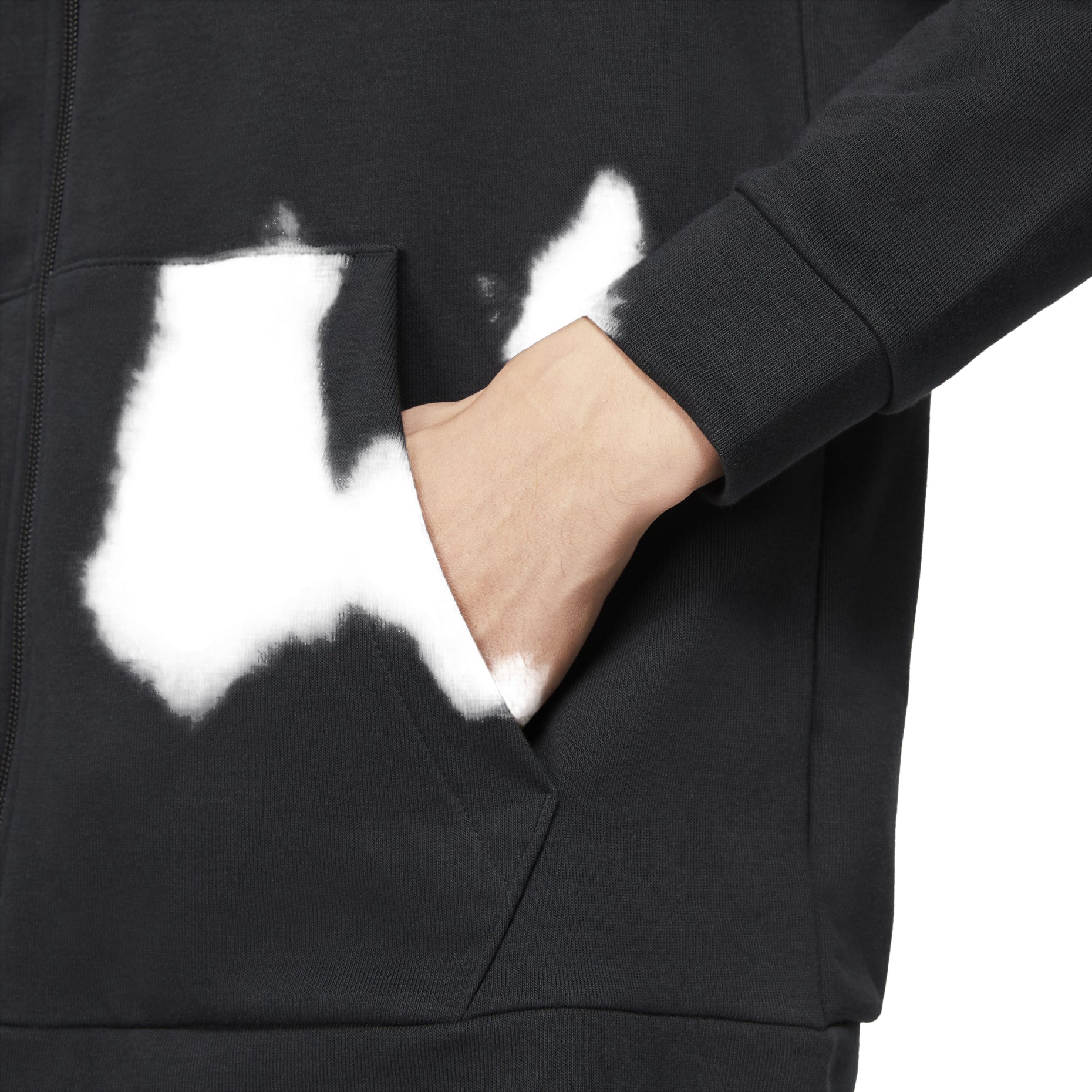 Nike Dry Fleece Full Zip Hoodie Asia Sizing 'Black' CZ6377-010