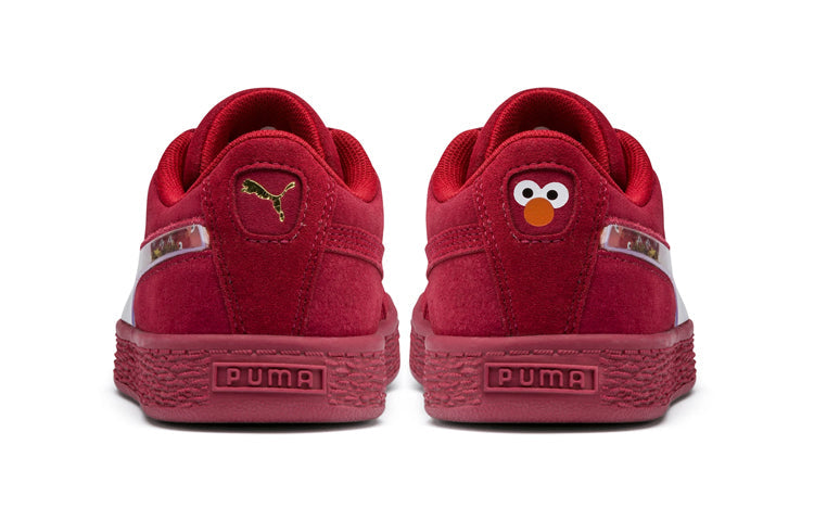 (PS) SESAME STREET 50 x PUMA Suede Statement Leisure Sneakers Red 370383-02