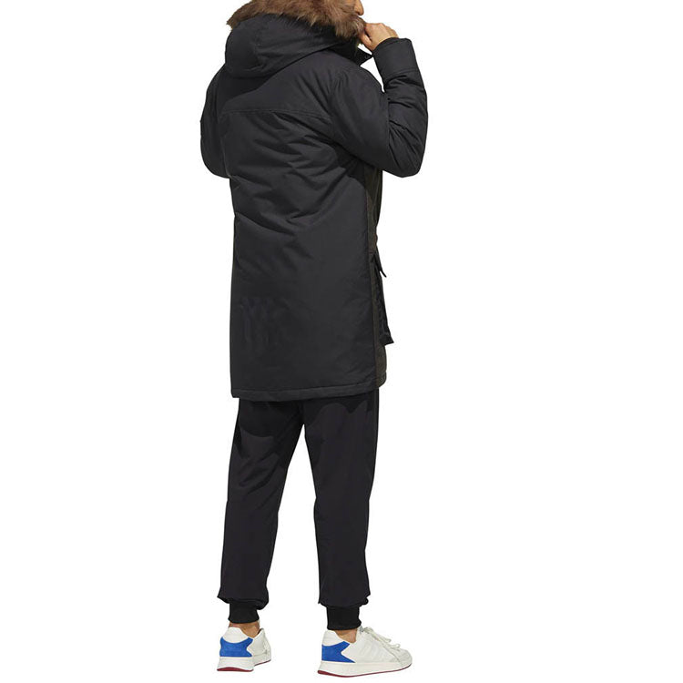 adidas neo protection against cold Stay Warm Cozy Breathable Down Jacket Black EI4393