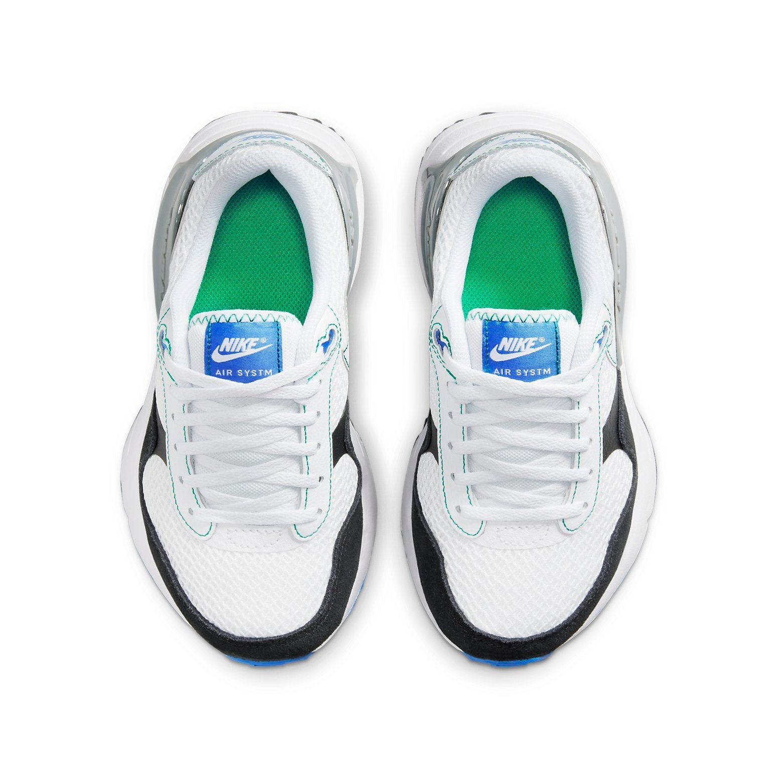 (GS) Nike Air Max SYSTM 'White Black Green' DQ0284-107