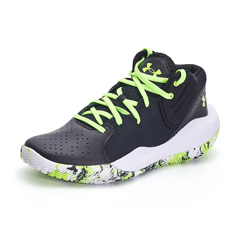 (GS) Under Armour Jet '21 'Black Lime' 3024794-009