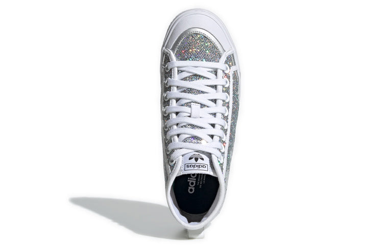 (WMNS) adidas Nizza Hi 'Silver White' FW9944