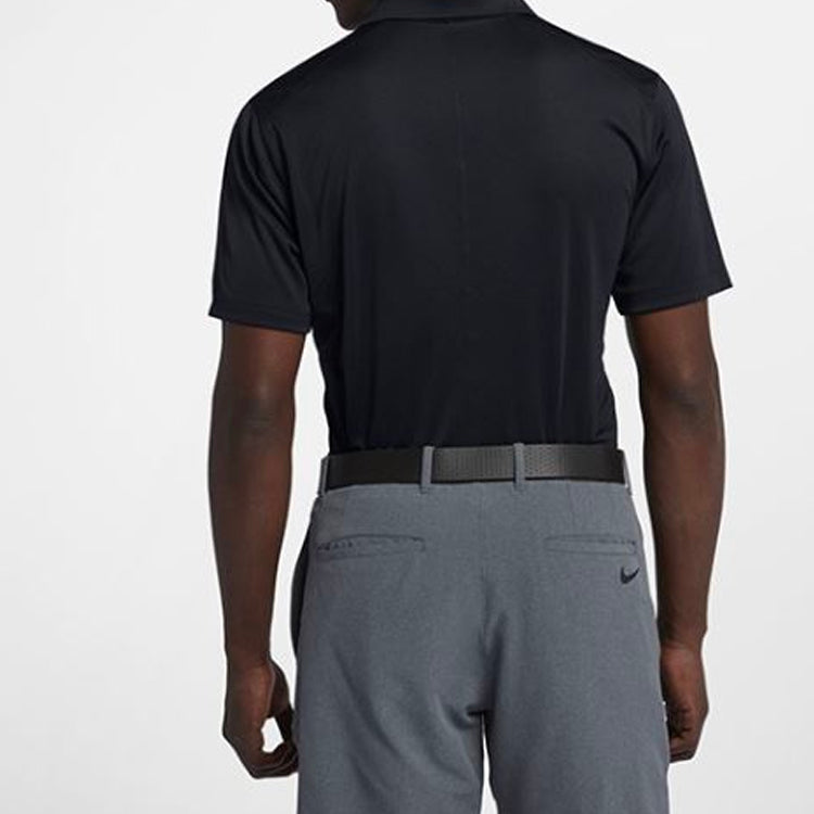 Nike Golf Dry Victory Casual Sports Short Sleeve Polo Shirt Black 891858-010
