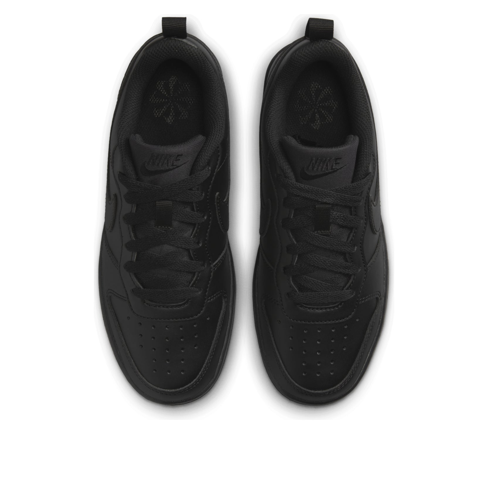 (GS) Nike Court Borough Low Recraft 'Triple Black' DV5456-002