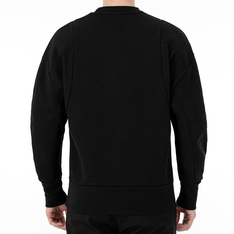Men's adidas Internal Crew Round Neck Long Sleeves Pullover Black HB6559