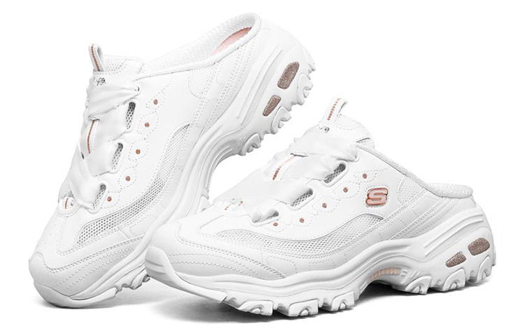 (WMNS) Skechers D'Lites 66666282-WHT