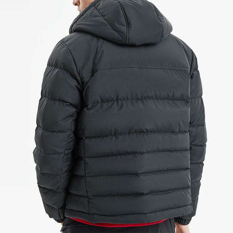 Li-Ning Logo Training Down Jacket 'Black' AYMQ033-1