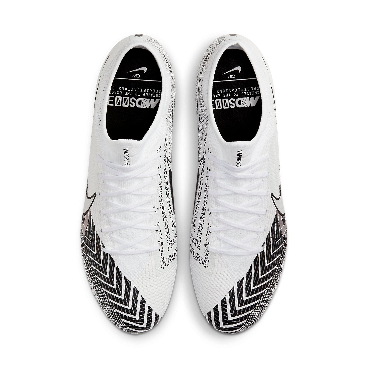Nike Mercurial Vapor 13 Pro MDS FG Soccer Shoes White/Black CJ1296-110