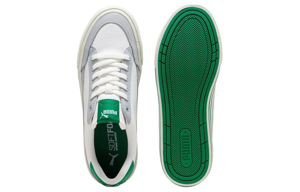 PUMA Court Classic Vulc Sneakers 'White Green' 395020-06