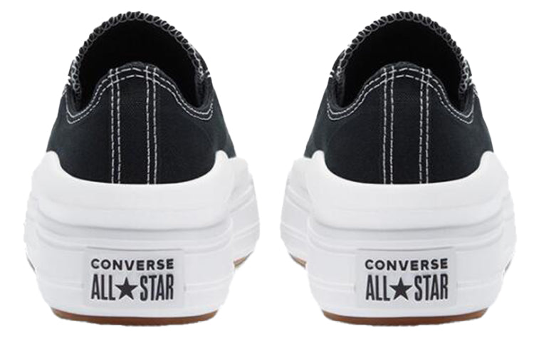 (WMNS) Converse Chuck Taylor All Star Move Low 'Black' 570256C
