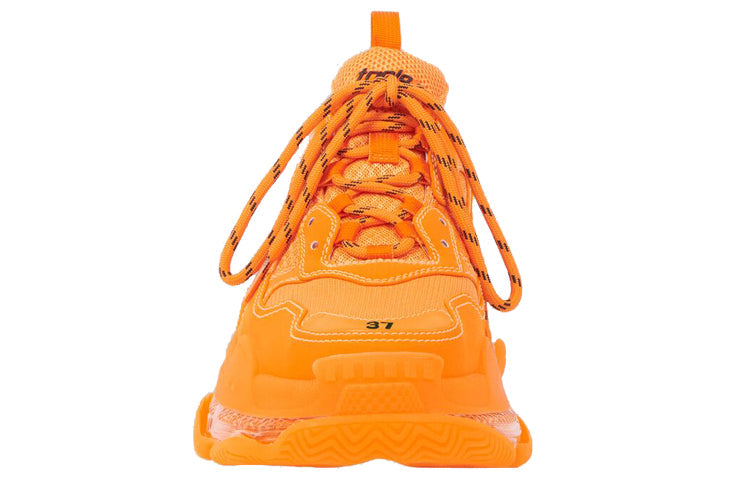 (WMNS) Balenciaga Triple S Sneaker 'Clear Sole Orange' 544351W2GA17510