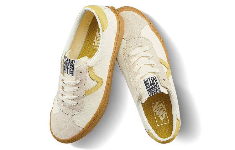 Vans Sport White Retro Low Tops Casual Skateboarding Shoes Unisex White VN0A4BU61IA