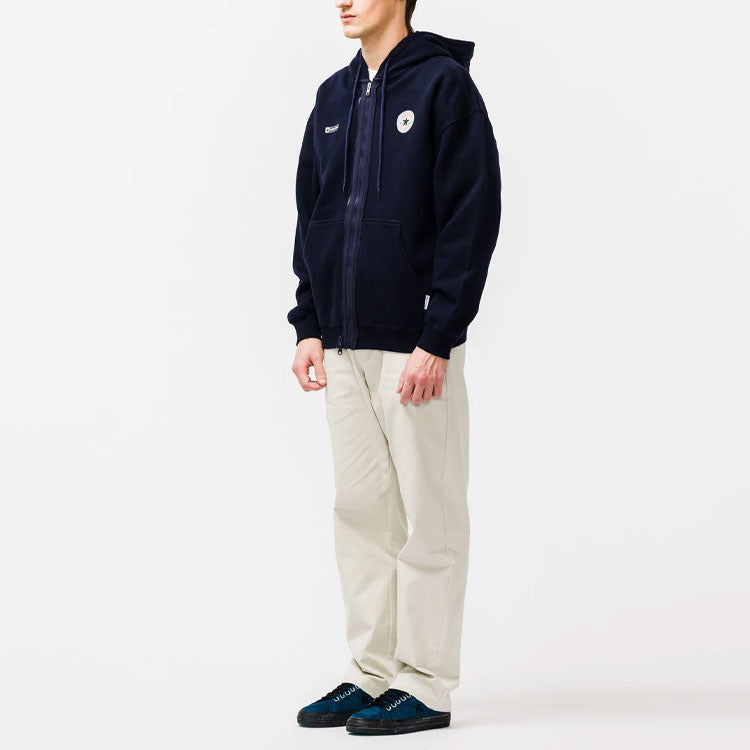 Converse x thisisneverthat Utility Fleece Jacket Asia Sizing 'Navy' 10022706-A01