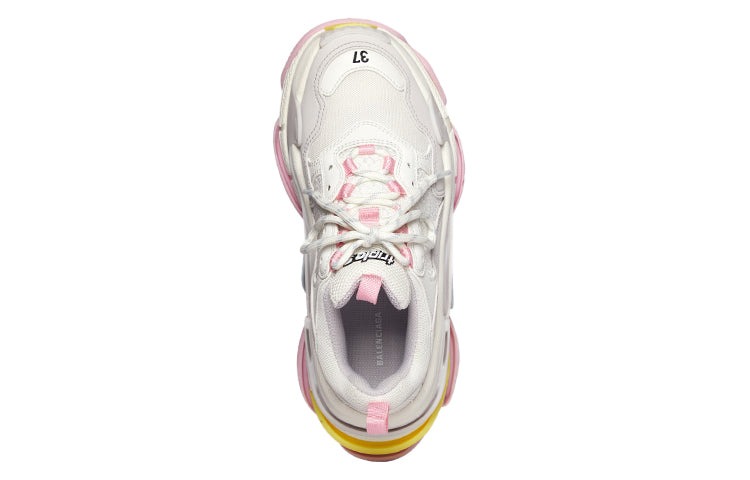 (WMNS) Balenciaga Triple S 'White Yellow' 524039W2FW47541