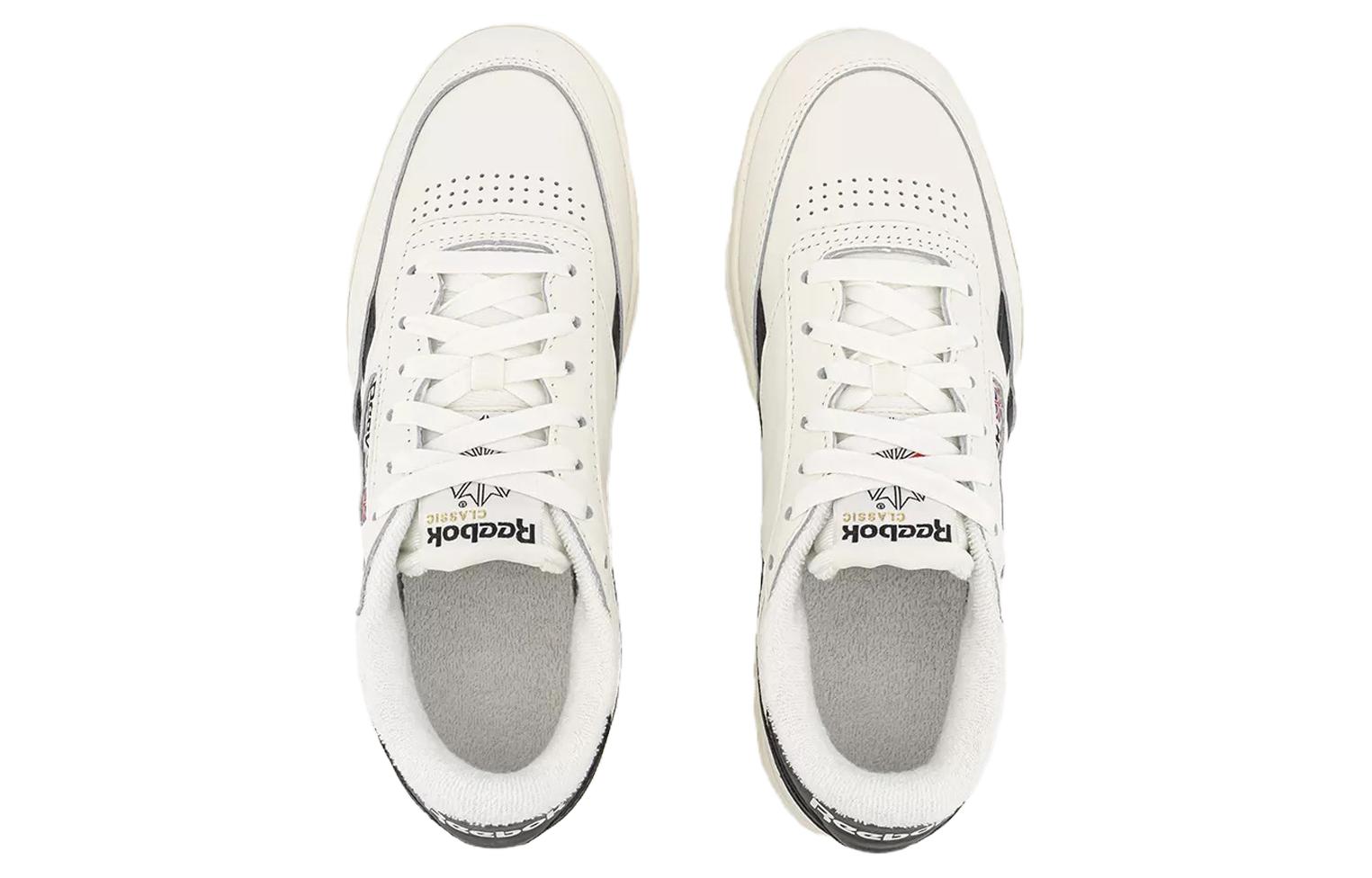 (WMNS) Reebok Club C Double 'Chalk Black' 100010773