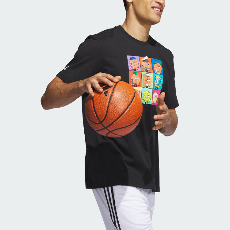 adidas Metaverse Lil' Stripe PFP Tee 'Black' IM4631