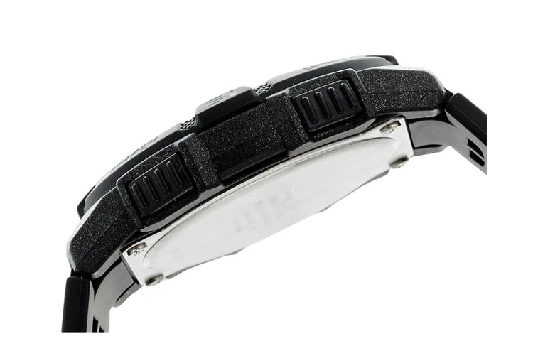 CASIO Waterproof Sports Shockproof Solar Powered Mens Black Analog AQ-S800W-1B