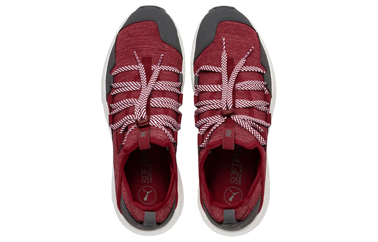 PUMA Mega Nrgy Trail Forest Low Running Shoes Red/Grey/White 191201-02