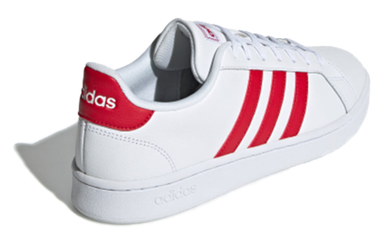 adidas neo Grand Court 'White Red' EE3740