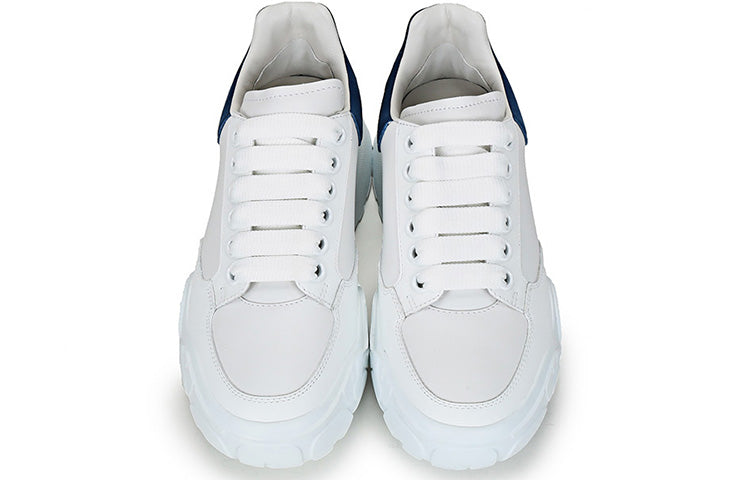 (WMNS) Alexander McQueen Court Trainer 'White Navy' 633915WHZ969086