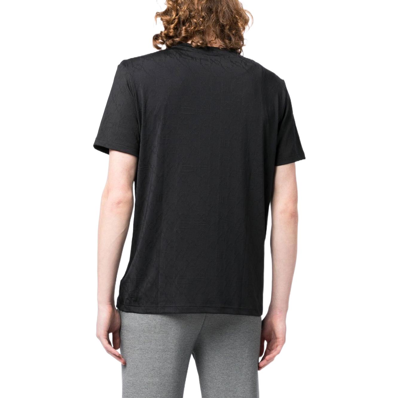 Off-White Monogram-Print Crew-Neck Tee OMVA035F22FAB0011007