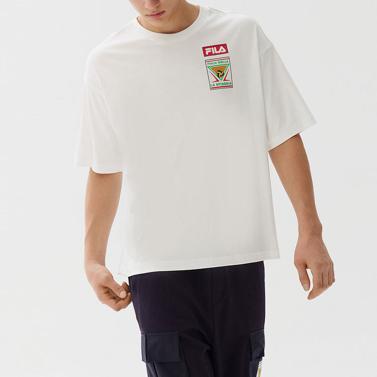 FILA Casual Loose Short Sleeve White F11M128163F-WT