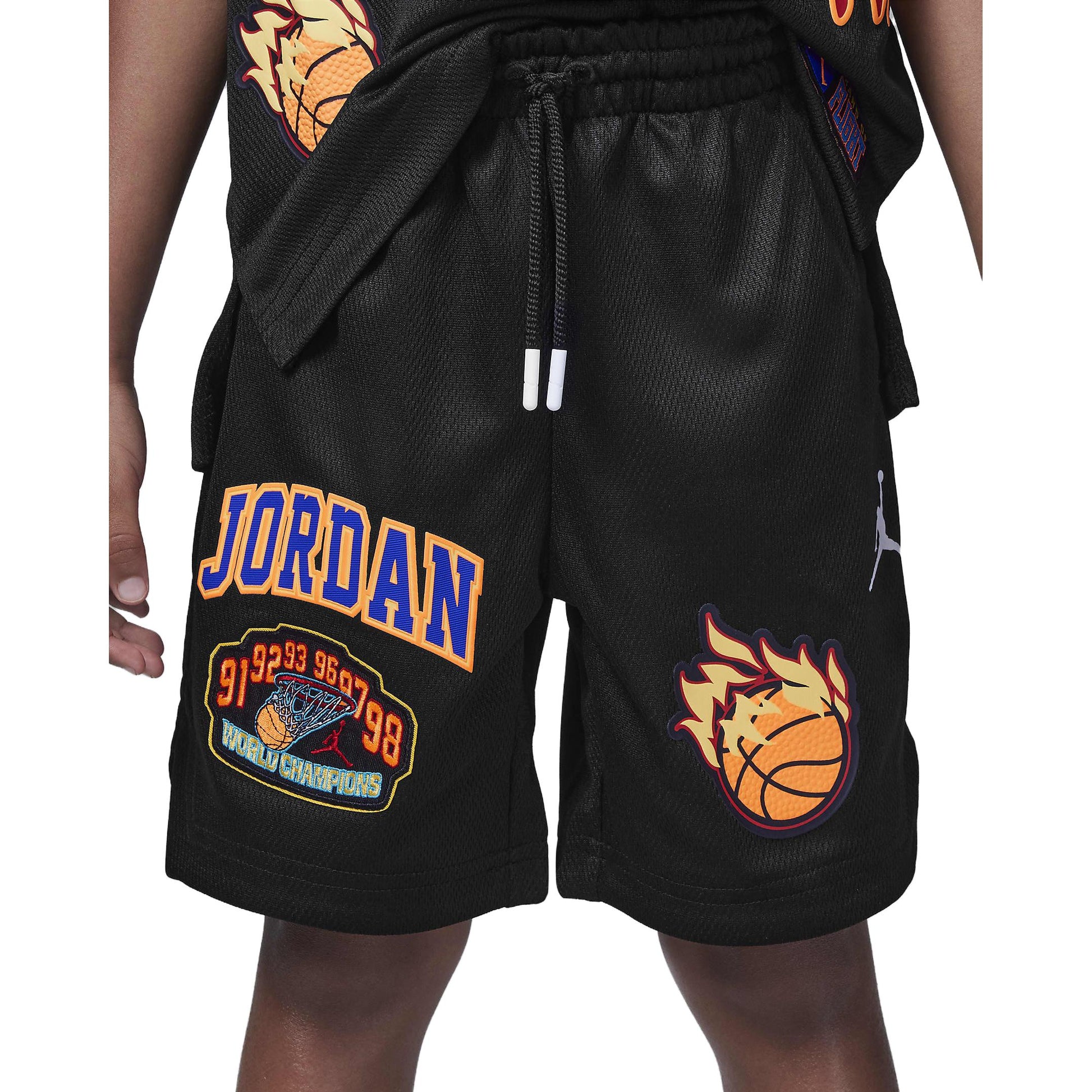 (PS) Air Jordan Patch Pack Shorts 'Black Multi' FV2714-010