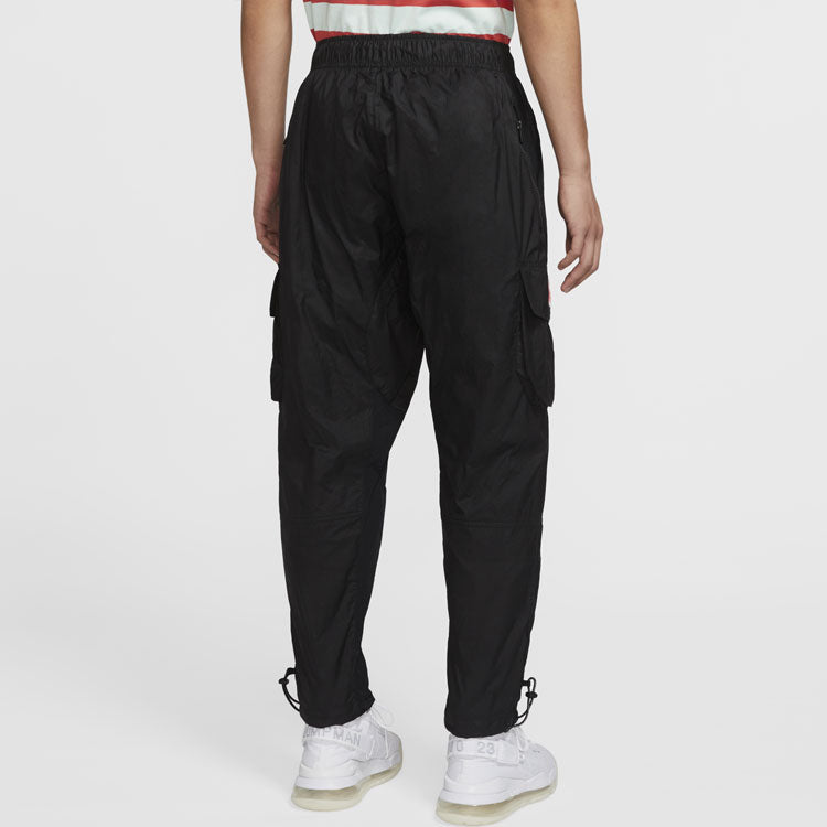 Air Jordan 23 Engineered Side Big Pocket Cargo Casual Long Pants Black CK9168-010